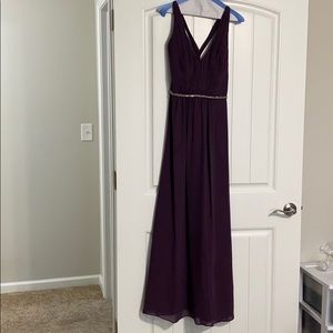 Purple Chiffon Gown